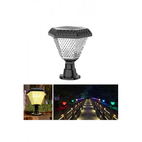 40w Set üstü RGB-Günışığı Beyaz Renk Ledli Ayarlanabilir Solar Güneş Enerjili Bahçe Lambası 1 adet